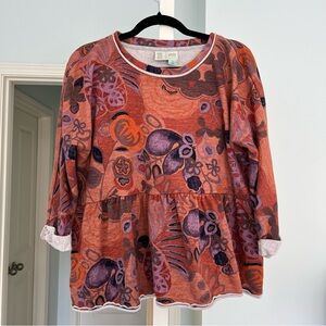 Saturday Sunday by Anthropologie Floral Sweater